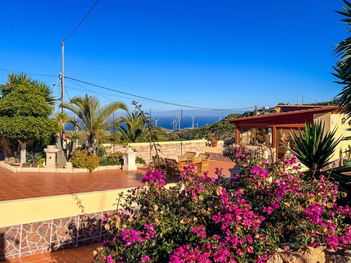 Exquisite Rural House With Garden, Pool And Sea Views Arico Viejo Exterior foto