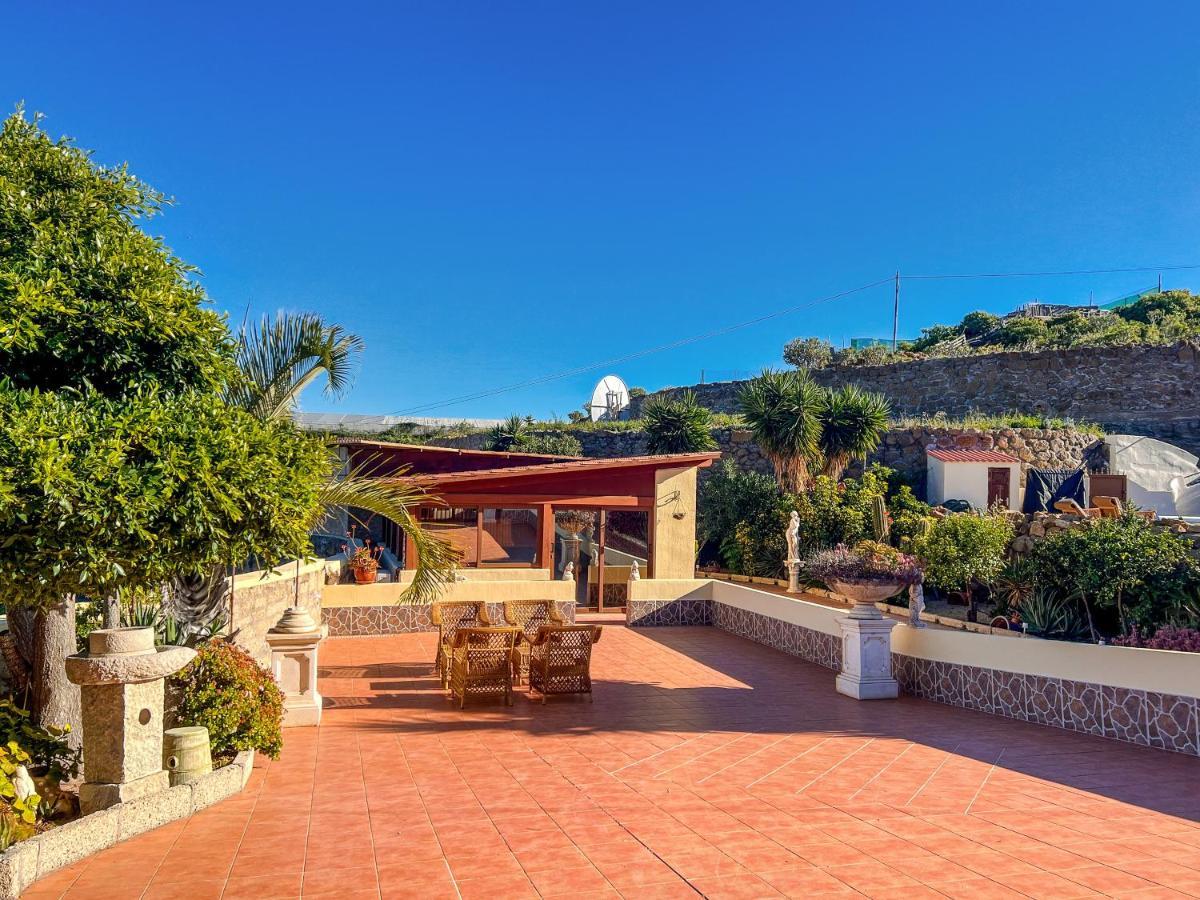 Exquisite Rural House With Garden, Pool And Sea Views Arico Viejo Exterior foto