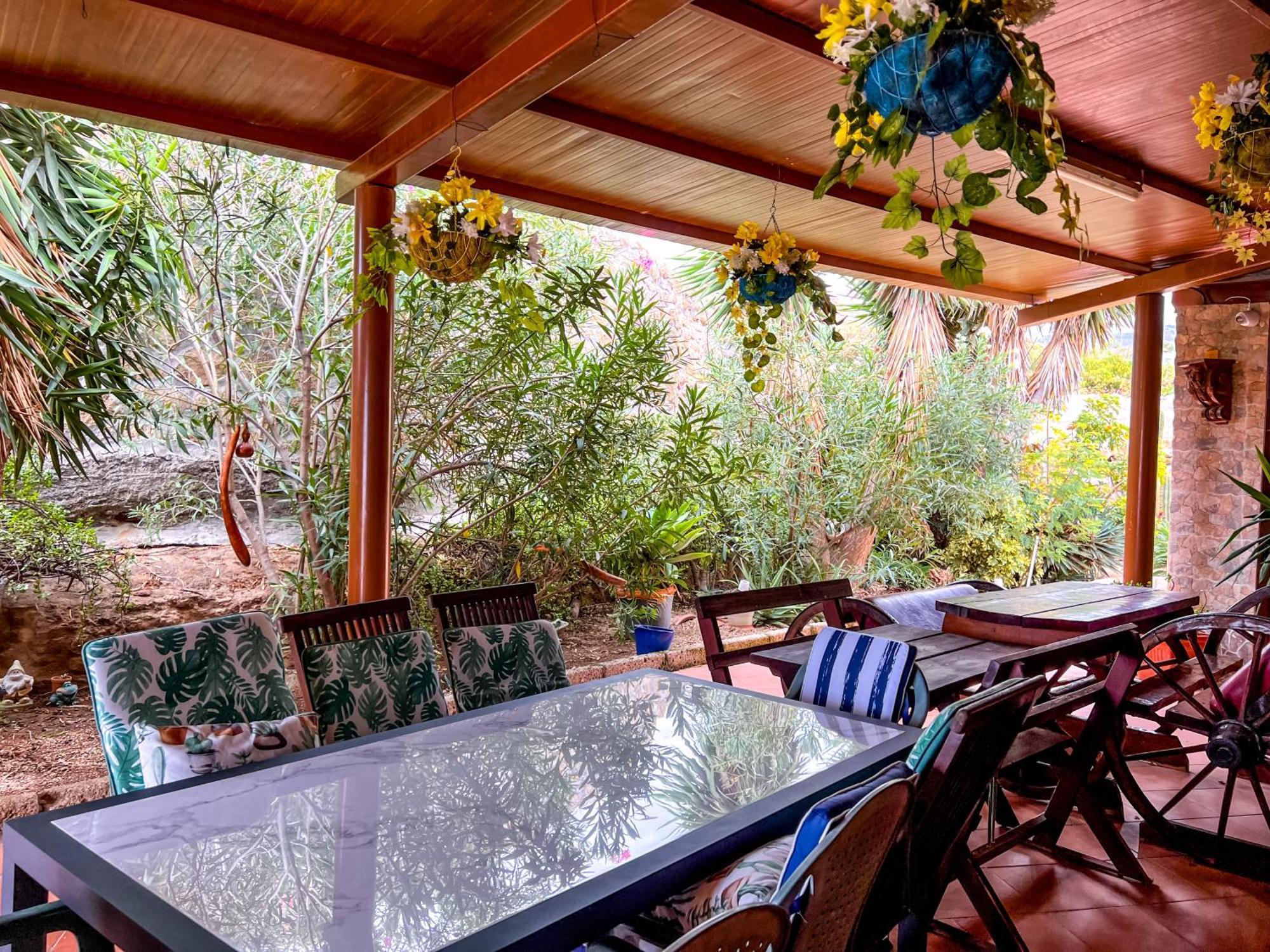 Exquisite Rural House With Garden, Pool And Sea Views Arico Viejo Exterior foto