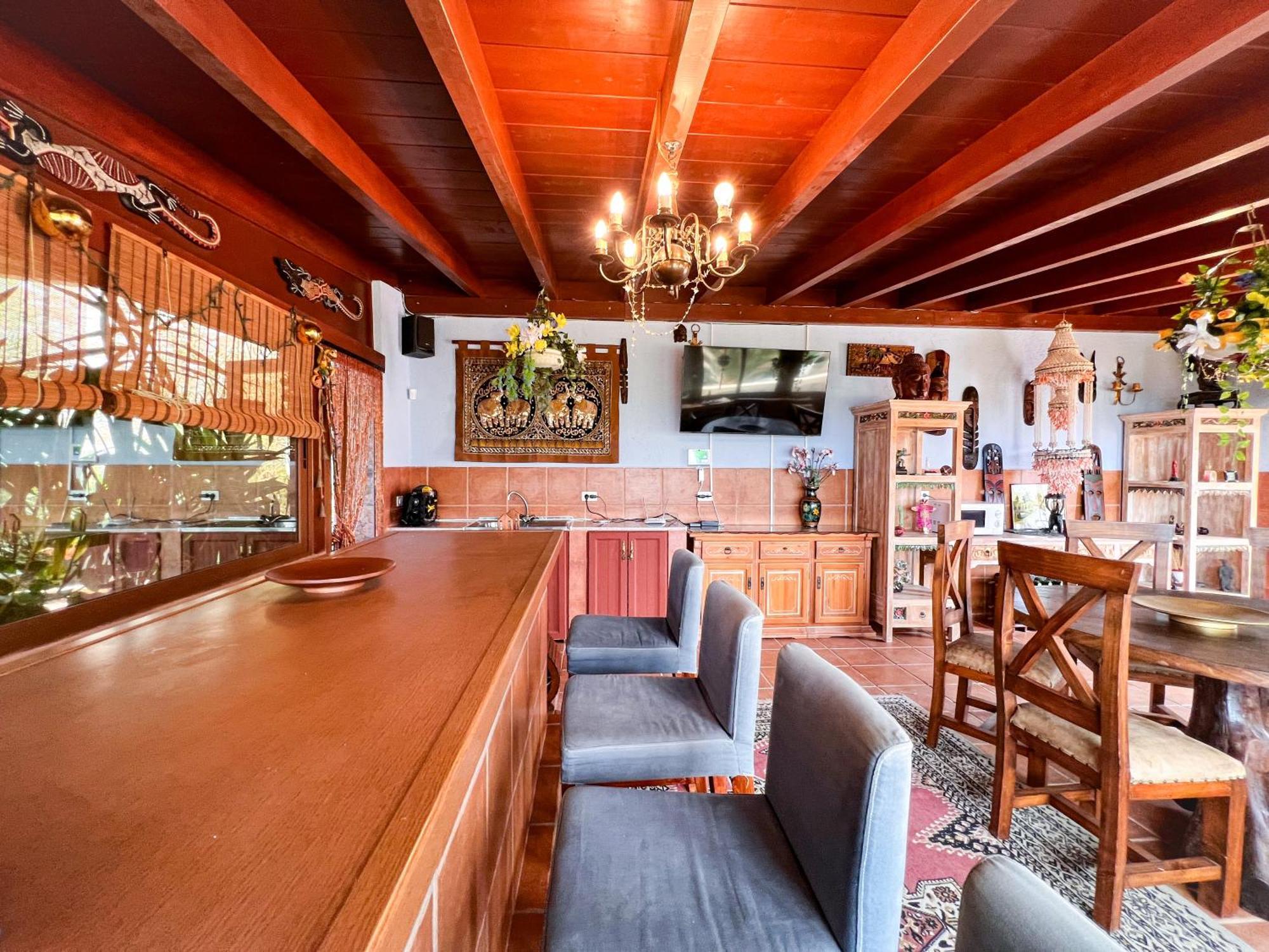 Exquisite Rural House With Garden, Pool And Sea Views Arico Viejo Exterior foto